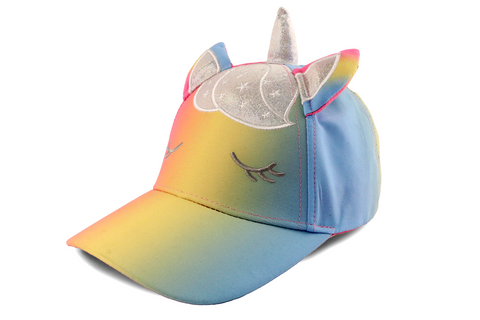 Kids 3D Cap - Rainbow Unicorn