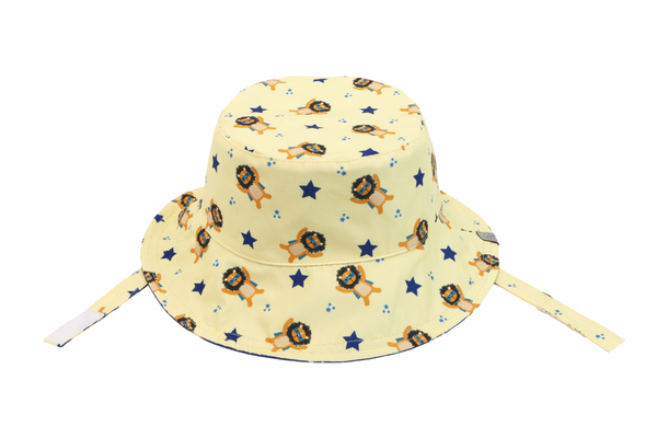 Baby/Kids Reversible Patterned Sun Hat - Animal Superhero