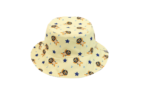 Baby/Kids Reversible Patterned Sun Hat - Animal Superhero
