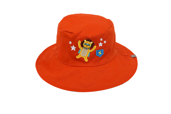 Reversible Baby/Kids Mixed Sun Hat - Animal Superhero