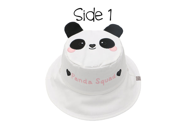 Reversible Kids & Toddler Sun Hat - Panda & Koala